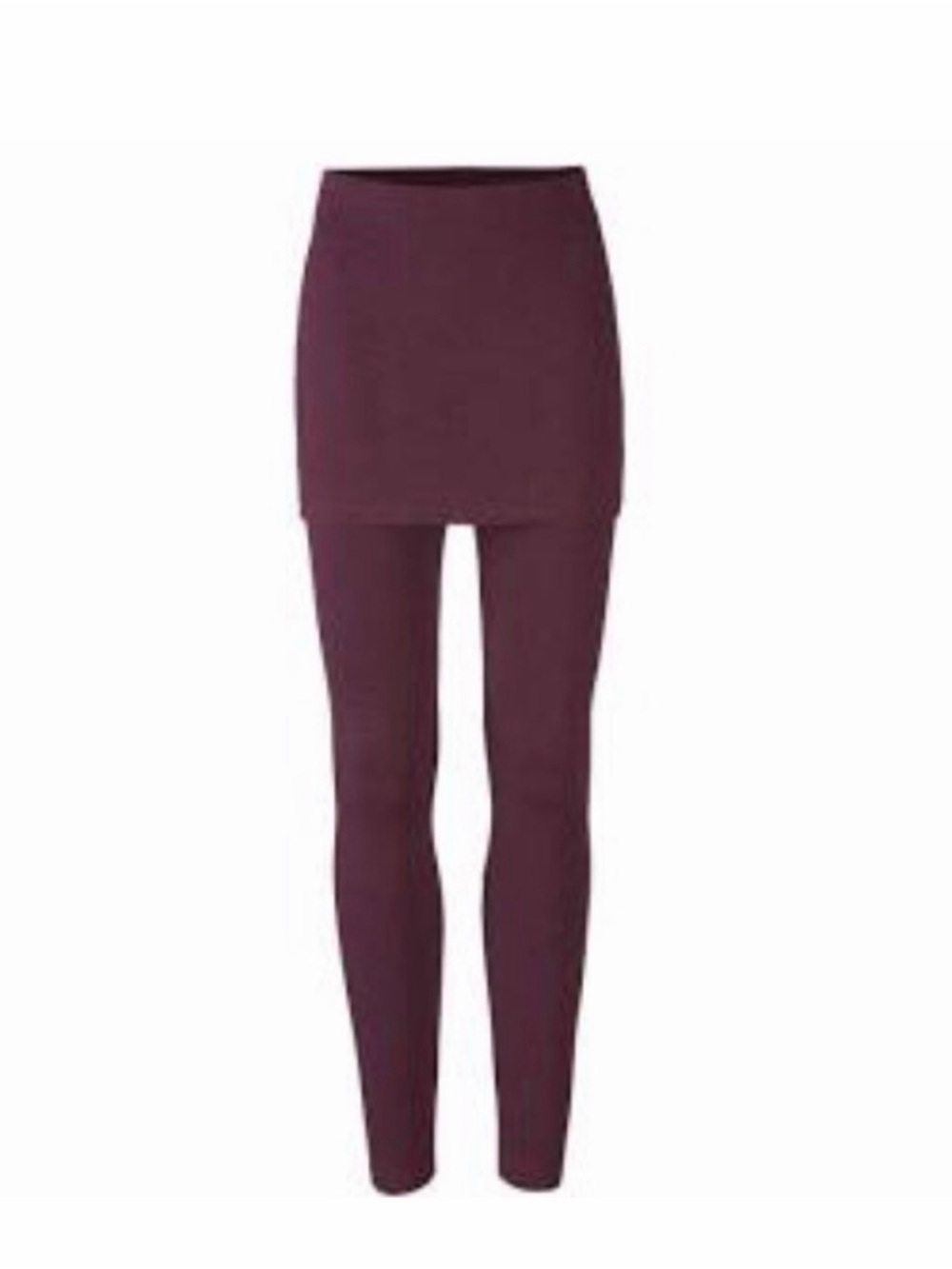 All Saints Plum Skirted Leggings